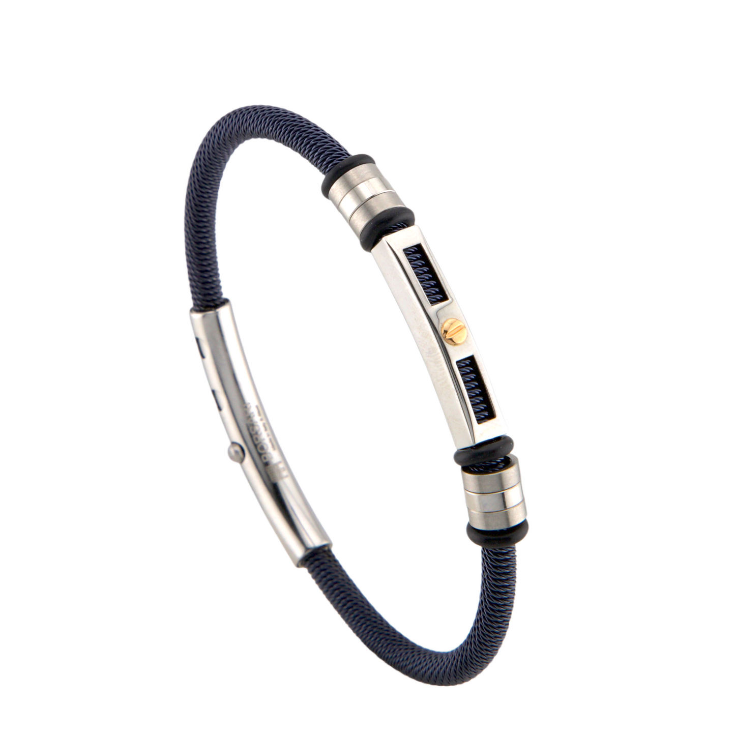 Stainless Steel & Gold Bracelet