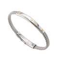 Stainless Steel & Gold Bracelet