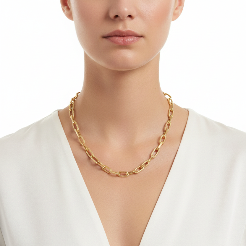 Paper Clip Necklace