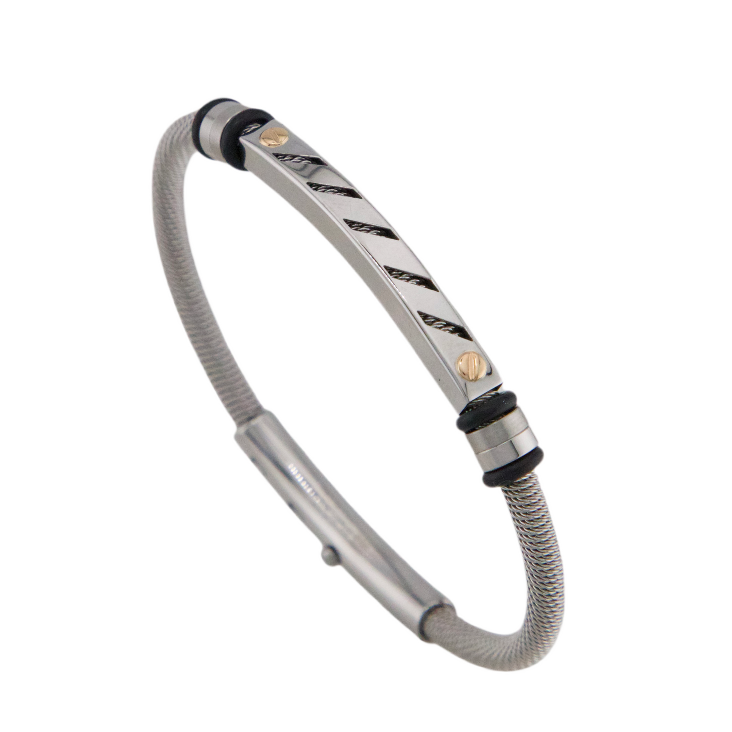 Stainless Steel & Gold Bracelet