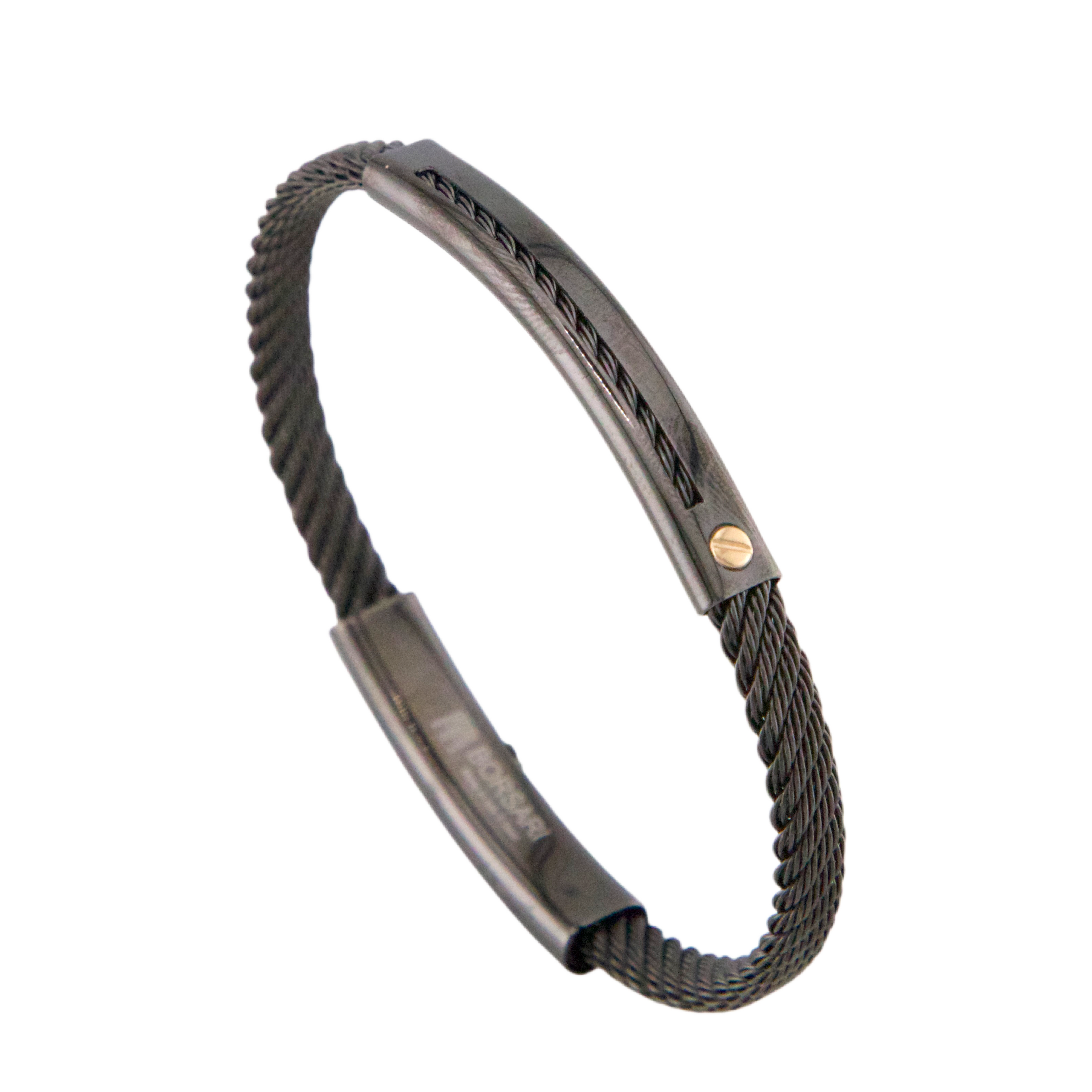 Stainless Steel & Gold Bracelet