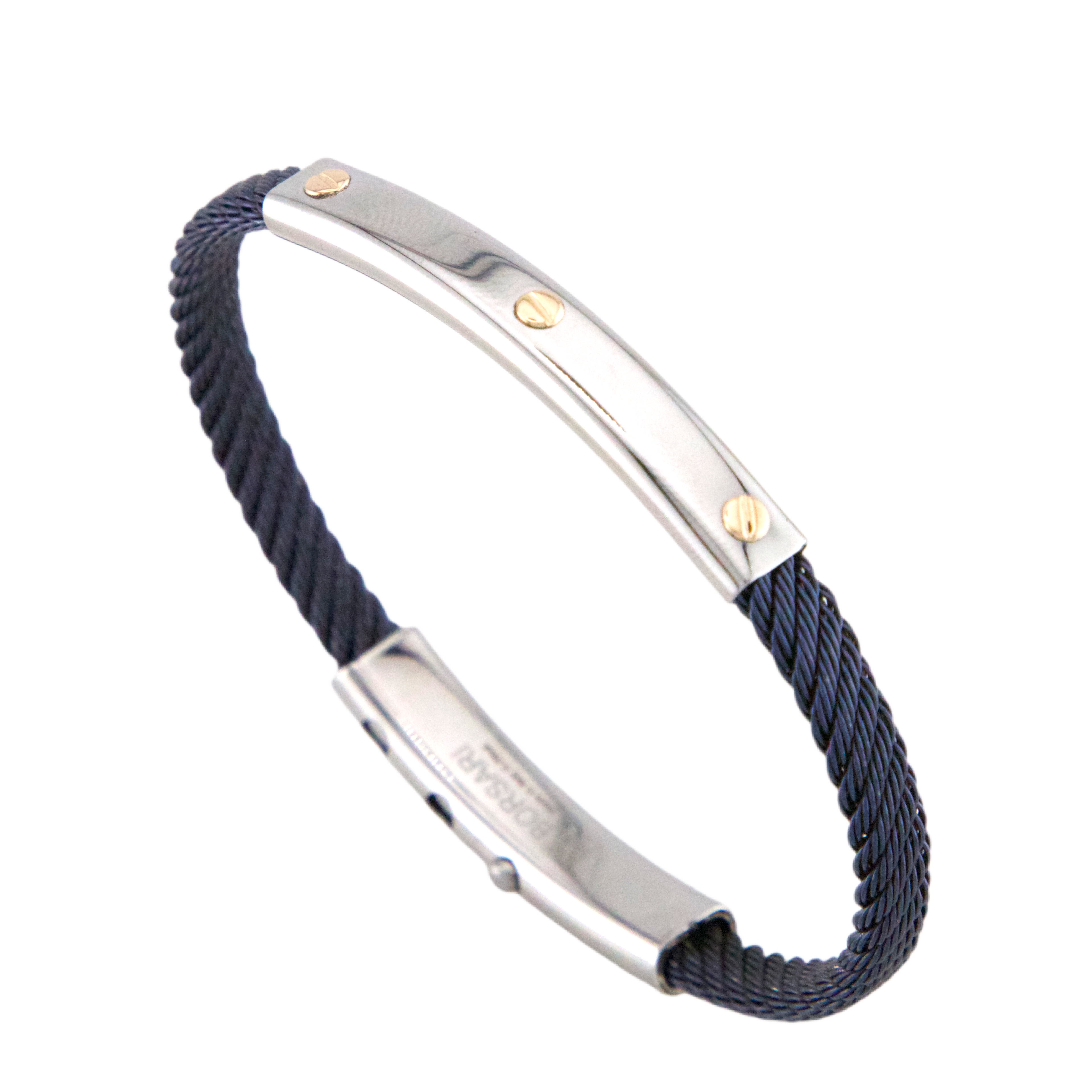 Stainless Steel & Gold Bracelet