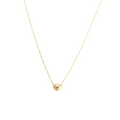 Women's Chains Heart Necklace 18K Italian Gold Size 16/18 in Adj Weight 1.4G