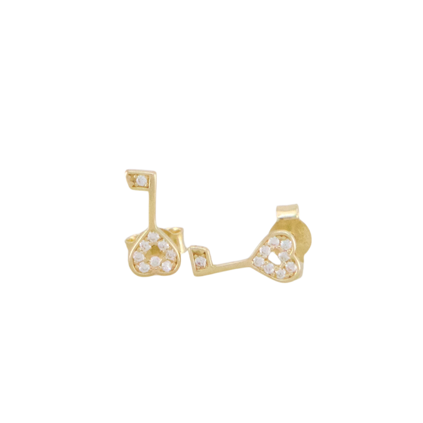 Key Figure Stud Earrings