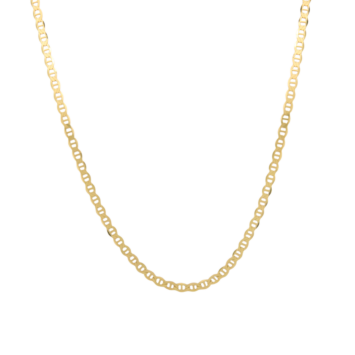 Flat Mariner Chain 14k